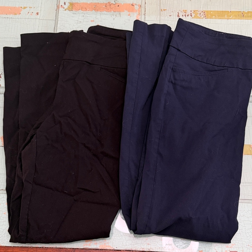 Set of 2 Van Heusen Ankle Work Pants